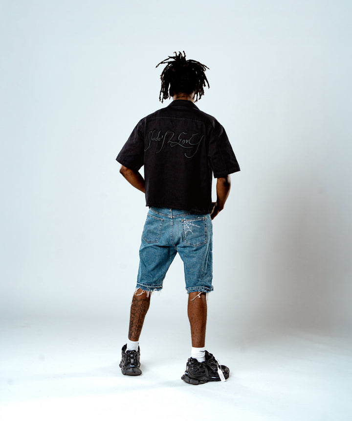 Blackout Button Up (Ready To Ship)