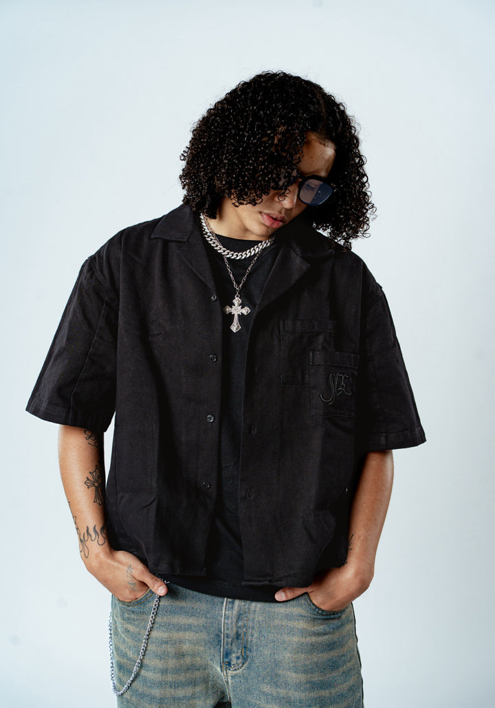 Blackout Button Up (Ready To Ship)